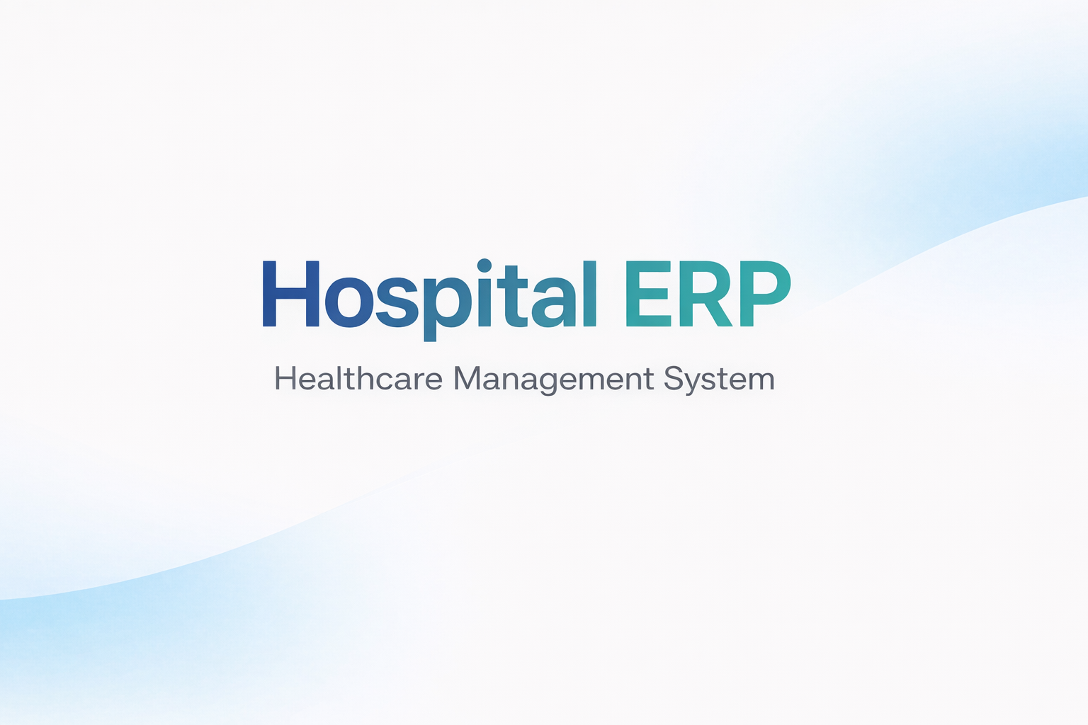 Hospital ERP